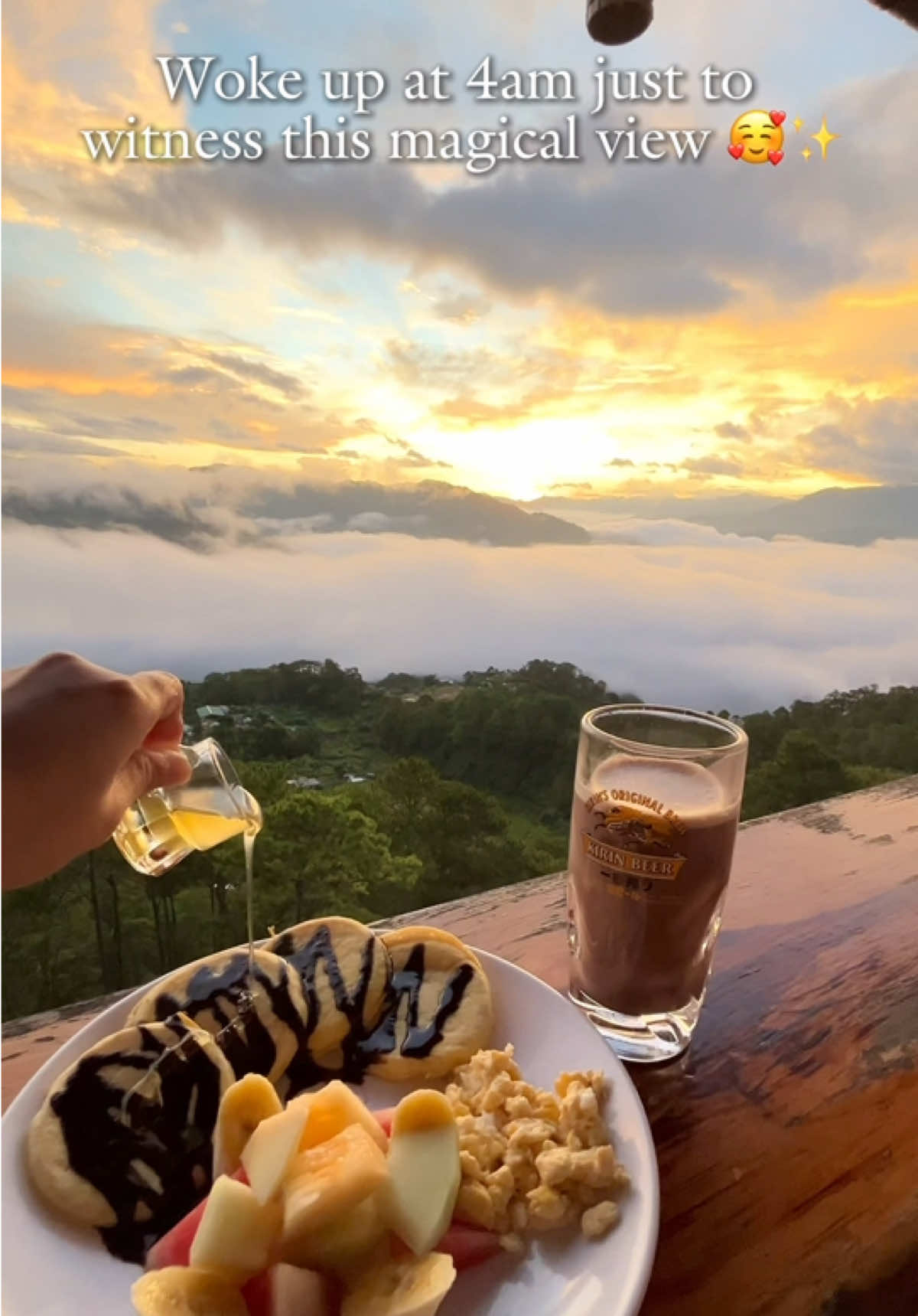 Sagada 💚 #isangwowcafebytheclouds #seaofclouds #sagada #travel #mustvisit #tiktokph #sunriseview 