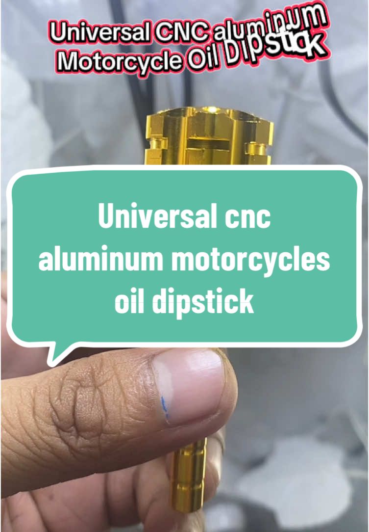 Universal CNC aluminum motorcycles oil dipstick