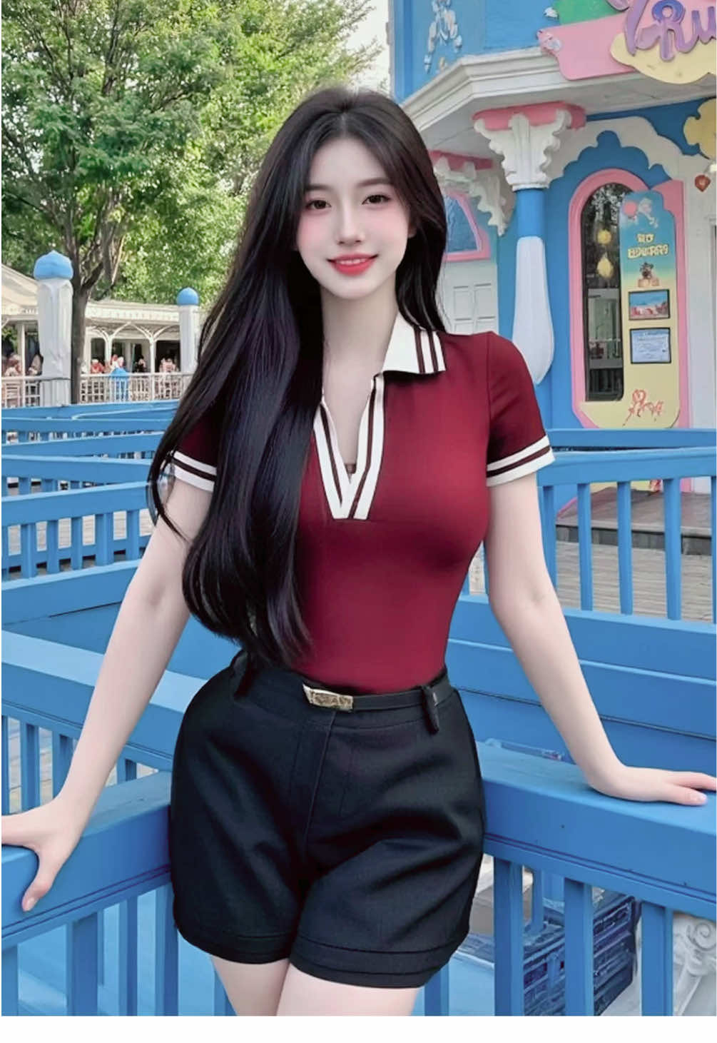 Áo này mặc lên là mê luôn đó mọi người ơi! Chất vải siêu mềm, thấm hút tốt, mặc cả ngày vẫn mát rượi. Form áo ôm vừa phải, tôn dáng cực xinh mà vẫn thoải mái. Free size, dưới 56kg là mặc đẹp khỏi chỉnh. Phối với quần hay chân váy đều hợp, đi làm hay đi chơi đều chuẩn xịn nha! #aophong #aopolo #aophongcotton #quanshort #aodep #thoitrangnu 