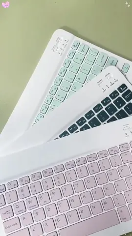 คีย์บอร์ดไทย] ใหม่แบ็คไลท์ไล่ โทนสี Bluetooth keyboard เมาส์ไร้สาย คีย์บอร์ด เม้าส์ RGB 7สี 2โหมด ไร้สาย บางเรียบเล็กกะทัดรัด เป็นคีย์บอร์ด สำหรับ Light / Android / Windows คีย์บอร์ดPad