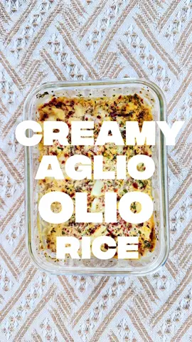 Creamy Aglio Olio Rice Aprrox Macro: 382 Cal | 26g Pro | 24g Fat Bahan-bahan: (2 servings) Ayam Tight - 200g Beras - 90g Butter - 20g Air - 30ml Cooking Cream - 10ml Bawang Putih - 4 ulas Aglio Olio Seasoning Air Fryer - 200c, 1 jam #cooking #cookingathometiktoktv ##cookingtiktok #cookingvideo #Recipe #recipesoftiktok #airfryer #airfryerrecipes 