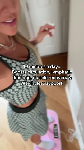 Get yours here for the lowest price. This one has the highest ratings 🥰 #tiktokshop #vibrationplate #Fitness #lymphaticdrainage 