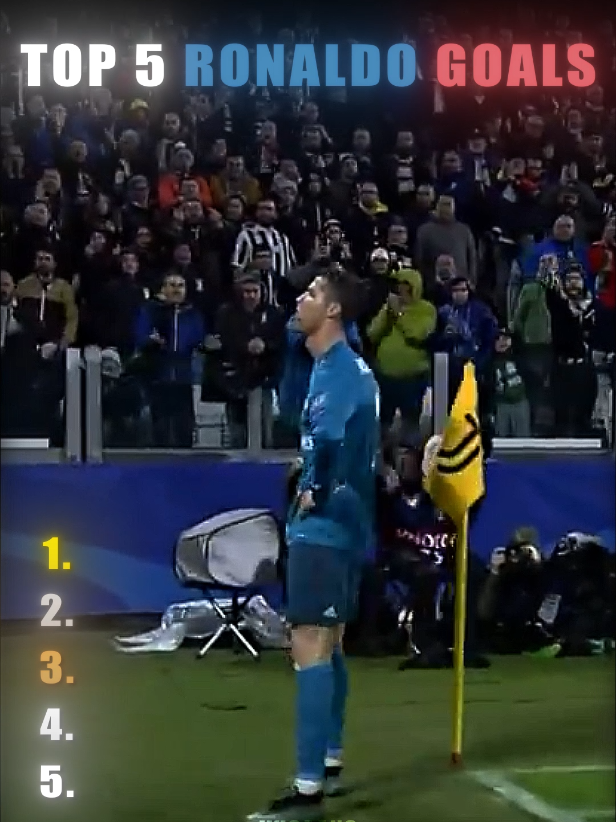 Cristiano Ronaldo TOP 5 goals 🚀 #football #footballtiktok #cr #ronaldo #top5 