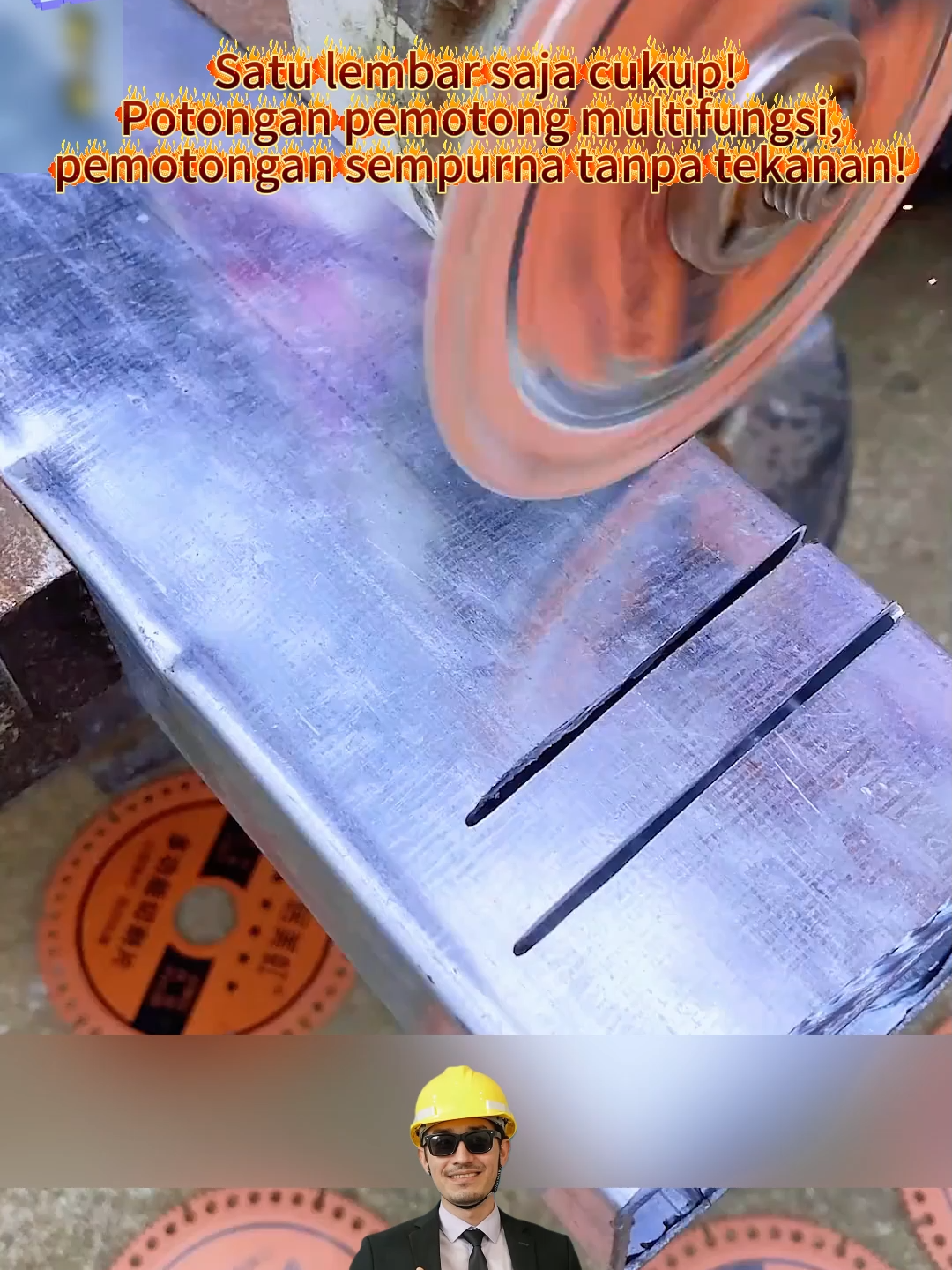​​SOLUSI POTONG PRESISI​​: Ketebalan 0.8mm - Untuk Potongan Sempit & Detail!