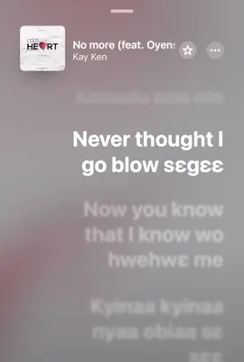 “NO MORE” lyrics Available now on APPLE MUSIC 🎵  #lyricsvideo #applemusic #sync #lyrics_songs #nomorebykayken #kayken 