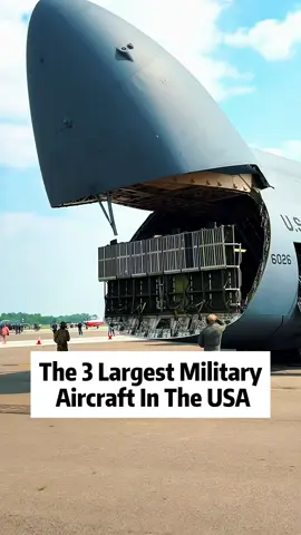 The 3 largest military aircraft in the usa #army #us #usa #fyp #tiktok #military #world 