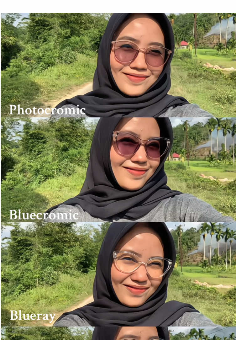 #creatorsearchinsights Ini lensanya kalau terkena sinar matahari🔥😻❤️‍🔥 #kacamatafashionwanita #masukberanda #fypシ゚viral🖤tiktok #kacamatacewek #kacamaminus #lensakacamata #lensaphotocromic #lensabluecromic #lensablueray #lensaantiradiasi 