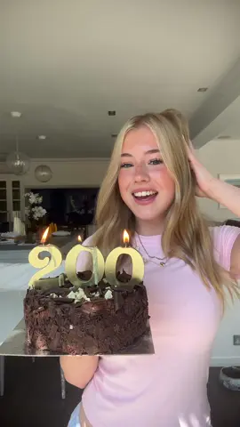 thank you all so much for 200K!! I can't believe it and I am beyond grateful for each and everyone of you, couldn't of done it without you 💓💓#fyp #200k #cake #audios #viral #loveyou 