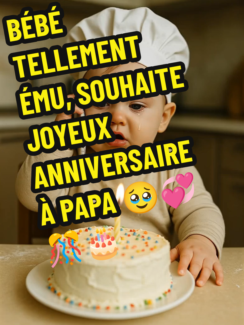 🎂🎁🎊1000% ÉMOTIONNEL 🥹🥹🥹 #shorts #viralvideos #baby #Papa #Maman #Émotions #creatorsearchinsights 