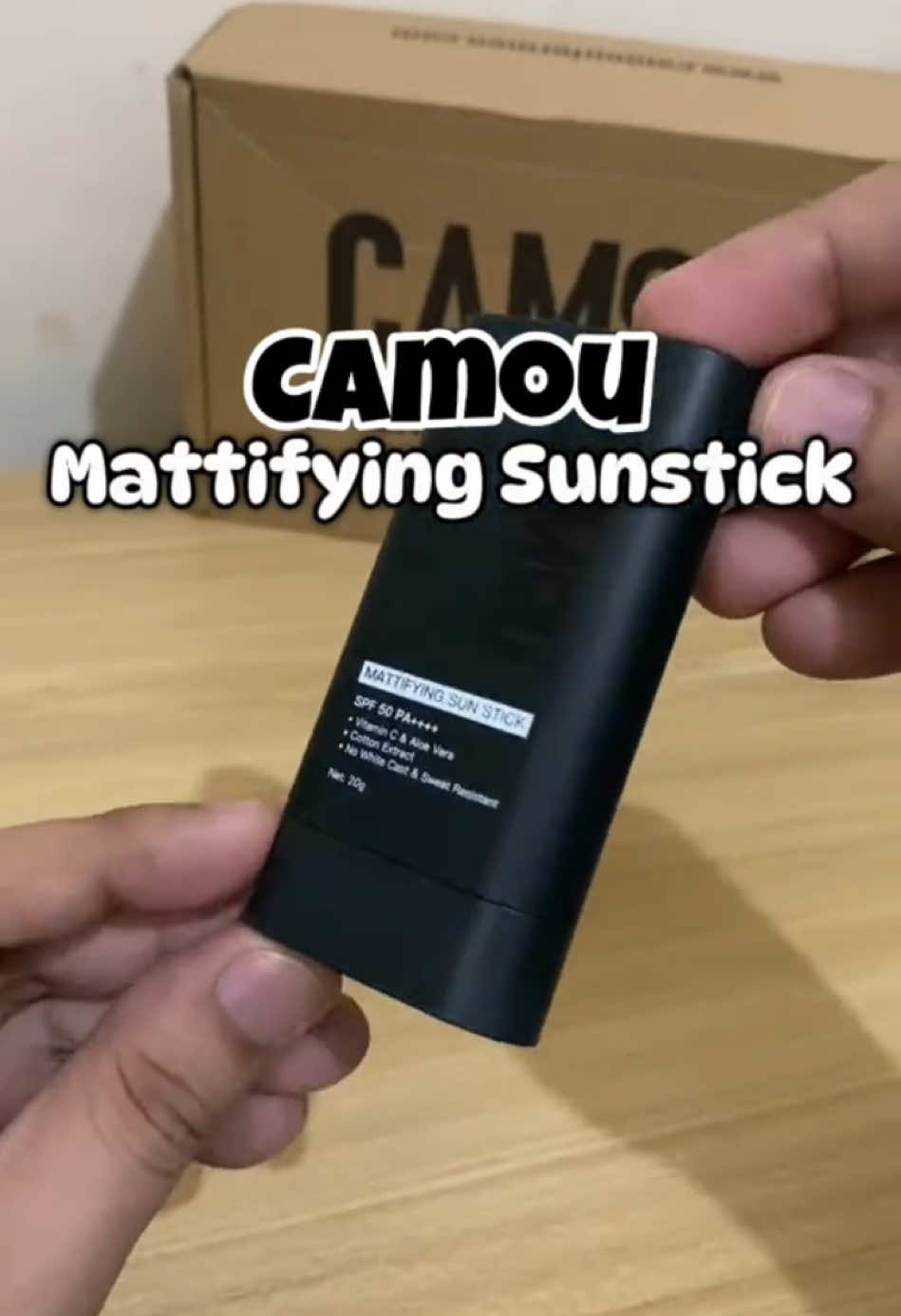 Sunscreen by Camou — Mattifying Sunstick #sunscreen #sunstick #mattifyingsunstick #camou #camousunstick #sunscreenviral 