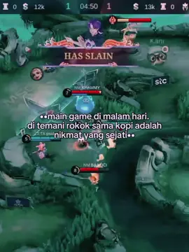 bagian 13 | main game waktu malam adalah ketenangan sejati#ketenangngan#katakatamlbb #mlbbcreatorcamp #mlbb #fyp #fypシ 