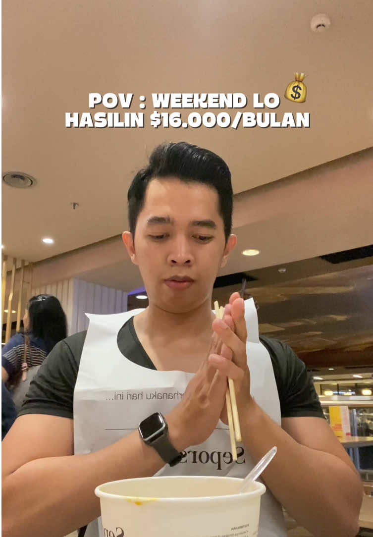 Weekend cuma 2 hari, tapi bisa jadi sumber cuan $16.000? Bukan mimpi, ini cara real & bisa lo mulai sekarang. 👉 Follow me to make money online #sidehustle #KerjaOnline #makemoney #freelancerlife 