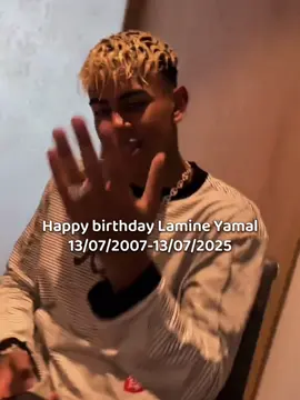 His 18th birthday😍🎂🎉#lamineyamal 