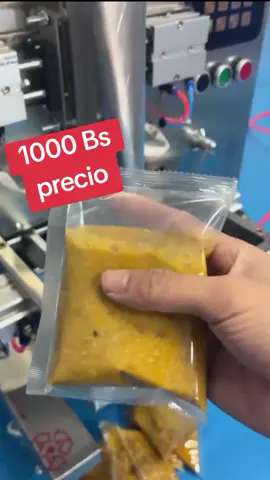1000 bolivianos, ensachetadora de líquidos. para agua, miel, salsas, etcétera. Tenemos muchas otras máquinas para emprendedores. puedes pasar a ver a nuestra tienda. la dirección está publicado en la página web. para ver ingrese desde este perfil