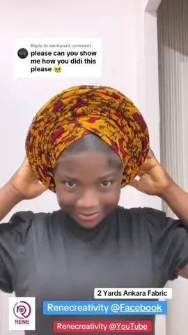 Replying to @montana Ankara Headwrap Tutorial #ankara #scarf #headwrap #tutorial 