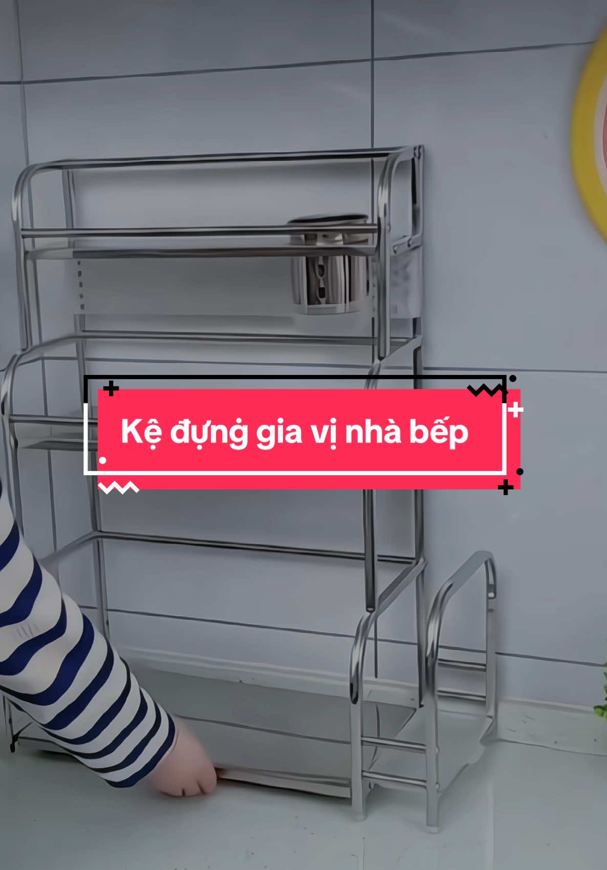 Kệ đựnġ gia vị nhà bếp#kegiavi #kenhabep #kegiavidanang #kgiavinhabep #kenhabepthongminh 