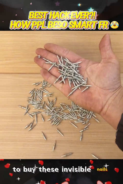 No more cracked side skirting with this new nails!New Double Head Skirting Seamless Nails Durable Carbon Steel Nails Multifunctional Traceless Nails.#tracelessnail #nails #repair #DIY #tiktokfinds #dealsforyoudays #shopvideocanival #tools 