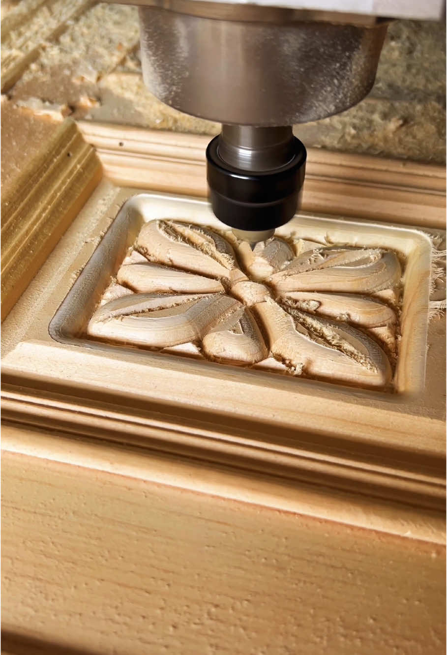 So Satisfying CNC ASMR – Smooth Wood Carving That Calms Your Mind