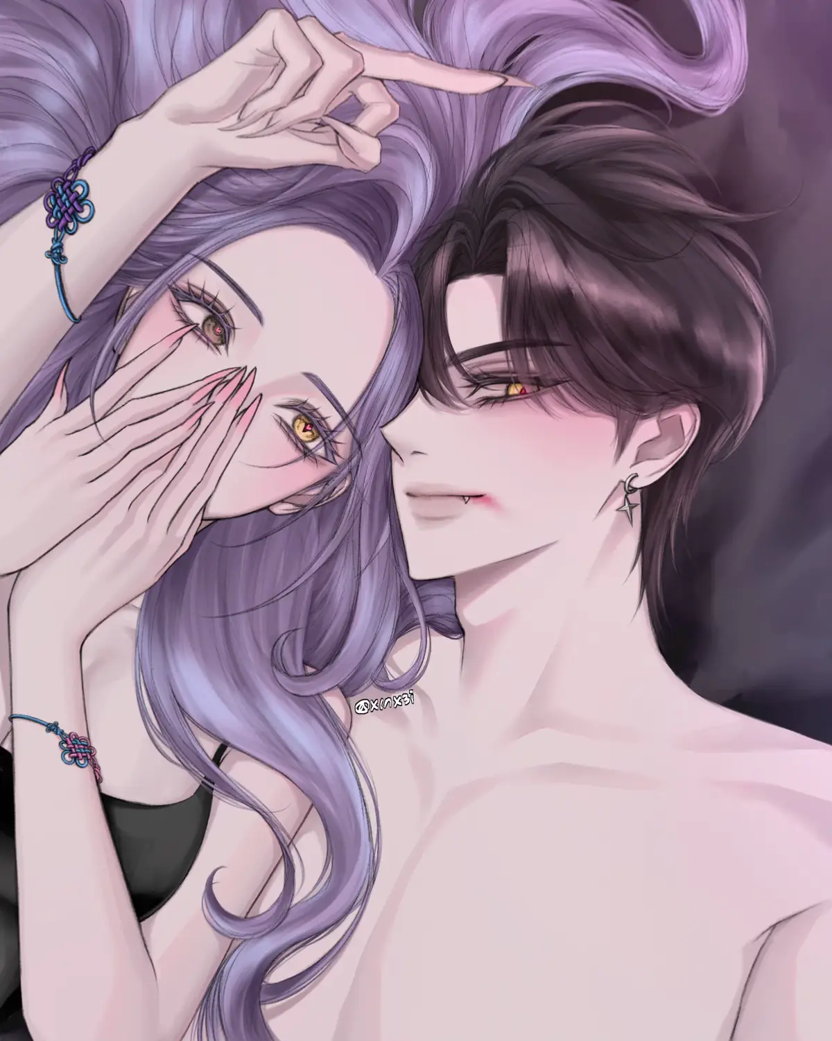 #일러스트 #그림 #드로잉 #추천 #kpopdemonhunters #rujinu #jinumi #jinu #rumi #drawing #illustration #fyp  #trend #doodle #fanart #케이팝데몬헌터스 #루미 #진우 #커플사진 