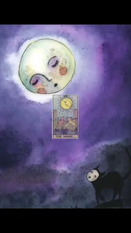 the moon: intuition, illusion and the subconscious. it is associated with Neptune and the zodiac sign pisces. it signals that nothing is what it seems, and warns you not to make fast decisions as some of the information you need might be hidden at the moment.  #tarot #majorarcana #themoon #pisces #neptune #arcana #witchtok #witchcraft #divinity #fyp #explore #tarotcards #astrology 