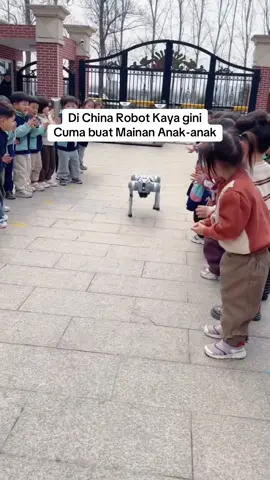 Replying to @Unbr7 di China Robot kaya gini cuma buat mainanan anak-anak #robotpolisi #polisi #robot 