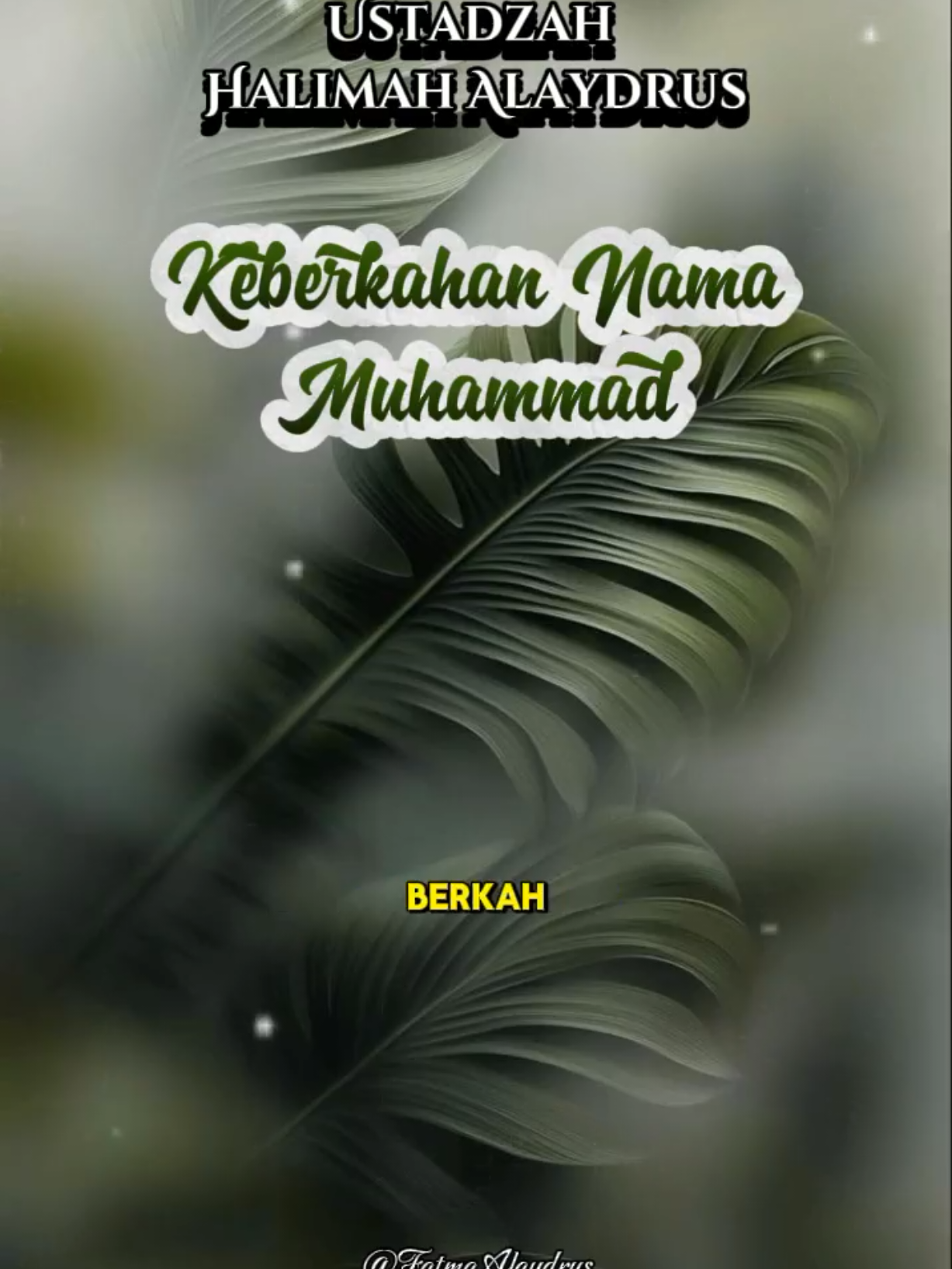 Keberkahan Nama Muhammad #ustadzahhalimahalaydrus #ceramahustadzahhalimahalaydrus #kajianustadzahhalimahalaydrus #ceramahislam #fyp 