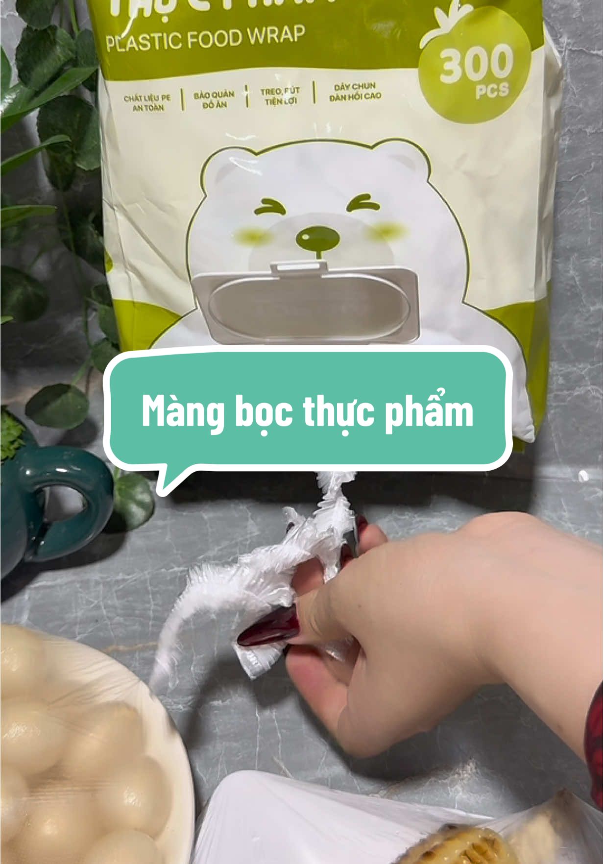 Màng bọc thực phẩm #cachlai #tieungoc #mangbocthucpham #topgia 