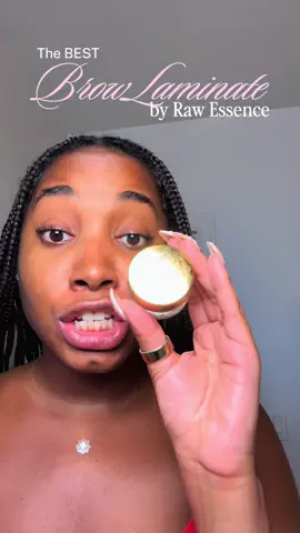 Not all brow laminates are created equal. @RAW Essence is the holy grail. Period 🤝🏾✨ #brows #browlamination 