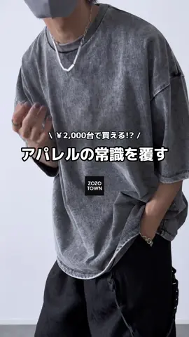 これが￥2,000台は価格崩壊…🫣🔥   #zozotown #夏服 #夏コーデ #tシャツ #ヴィンテージ #メンズファッション #zozotownで買える #etelio 