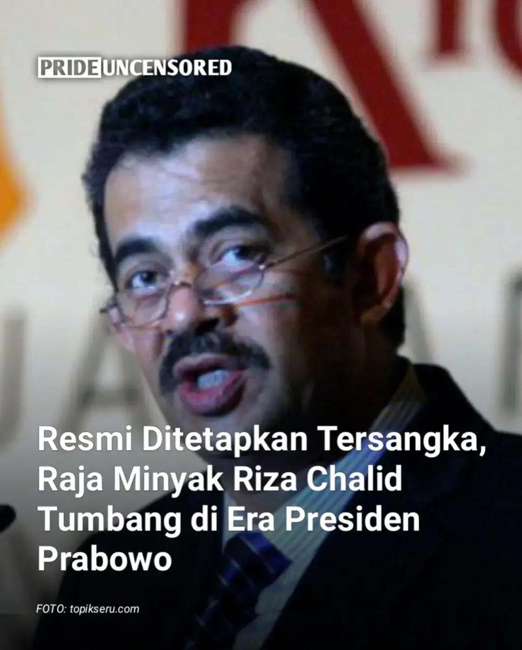 Mohammad Riza Chalid selaku Beneficial Owner PT Navigator khatulistiwa dan PT Orbit Terminal Merak (OTM) akhirnya ditetapkan tersangka oleh kejaksaan agung pada Kamis (10/72025). Ini menjadi catatan sejarah ketika Riza Chalid kerap dikait-kaitkan sebagai sosok 