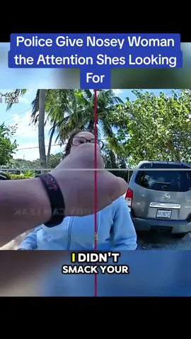 Police Give Nosey Woman the Attention Shes Looking For #police #cops 