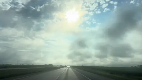 Beautiful view after rain 