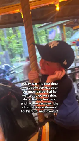 It’s taken 7 years but happened when he was ready. Also I too wish he would wear headphones but he can’t tolerate them at this time. #autism #autismacceptance #autismawareness #mom #MomsofTikTok #parents 