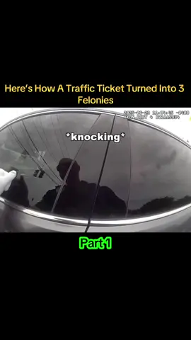Here’s How A Traffic Ticket Turned Into 3 Felonies part 1 #cops #fyp #trending #foryou #viral #part1 