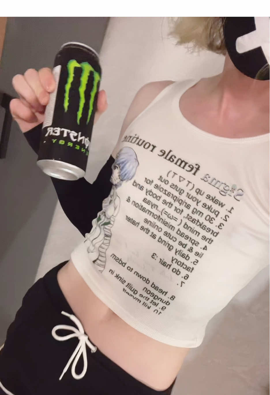 Црни монстар ФwФ #femboy #monsterenergy #фембой 