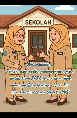 Doa dan harapan yang selalu kami langitkan Kiranya kebijakan ini akan benar-benar dijalankan 🤲😇 #pppk #pns #asn #pensiun #fyp