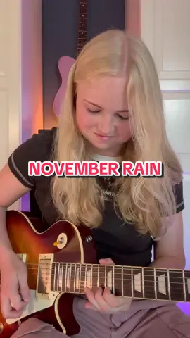 November Rain 🌧️ 1st solo 🎸: Kauffmann ‘59 SC #gunsnroses #guitartok #electricguitar #guitarcover #kauffmannguitars #fyp 
