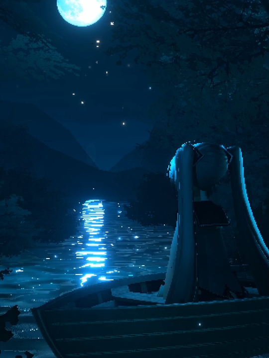 Moonlight Miku Mobile Live Wallpaper#livewallpaper #wallpaper #hatsunemiku