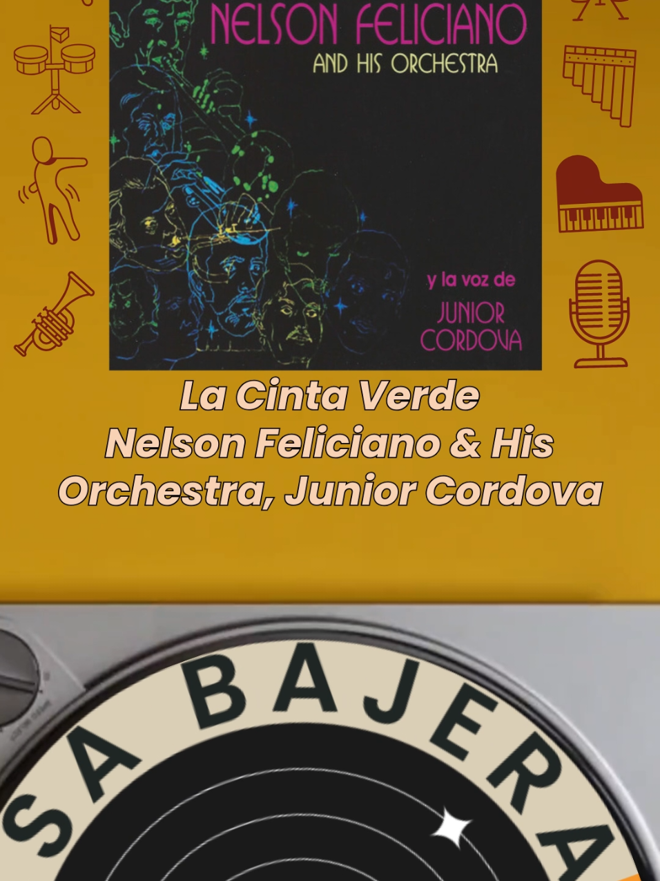 Cancion: La Cinta Verde Autor: Nelson Feliciano & His Orchestra Junior Cordova #salsabajera #barrioabajo #paratiiiiiiiiiiiiiiiiiiiiiiiiiiiiiii #salsaparaestados #latroja #salsa #musica 
