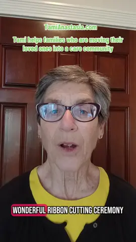 Tami helps families who are moving their loved ones into a care community. #Dementia #Alzheimers