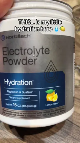 Feeling drained? This lemon hydration powder is my secret weapon 🍋💧 One sip = instant refresh. #StayHydrated #ElectrolyteBoost #WellnessHack #LemonLover #stayhydrated #wellnesstok #lemonlover #ugc #tiktokmademebuyit #electrolytes 