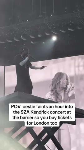 Round two in 10 days- (she’s fine btw) @maya #gnx #sza #kendricklamar #szakendrick #gnxbrum #gnxlondon #grandnationaltour 