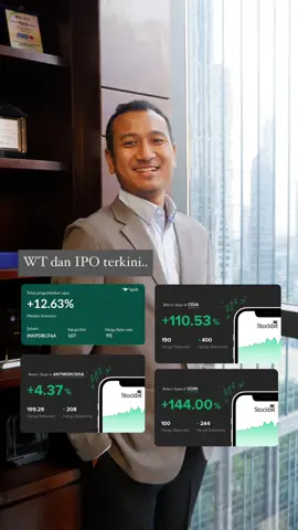 Kalian masih hold saham IPO apa aja?