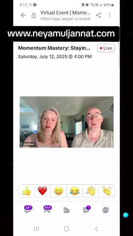 Momentum Mastery live meeting🥰 Sam Hind is super awesome & her way of talking is too good 😊 Come & join with us to make ur dreams come true... To know more about our business visit my website👇 www.neyamuljannat.com  WhatsApp: 00447404517444 Email: firozjannat31@gmail.com #BusinessMindset#reelsviralシfbreelsviralシfb #fyp #fypシ゚viralシ #tik_tok #viralpost2025シ2025 #foryoupageシ #reelsfbシ #foryoupagereels #reelsviralシfb #foryou #viralvideos2025 #reelsvideoシ #startupmindset 