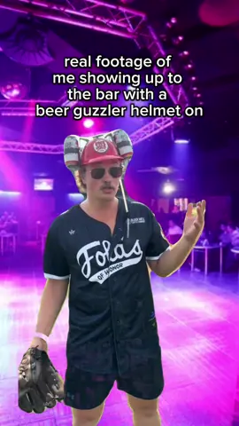 Everyone needs a beer guzzler helmet. // whiskeyriff.com #whiskeyriff #zachtop #beerhelmet @Zach Top 