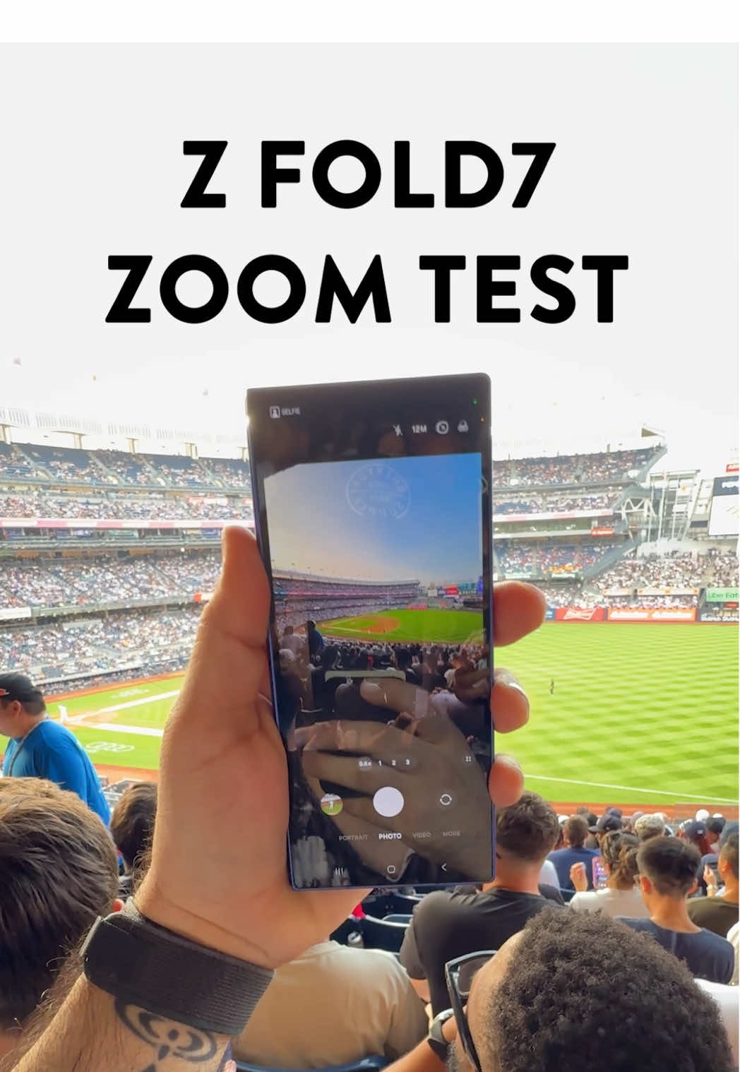 Samsung’s Galaxy Z Fold7 packs a refreshed camera system, thinner design, and much more, but how do the camera zoom capabilities hold up? Let’s find out! #zfold7 #galaxyunpacked #samsung #galaxyzfold7 #Tech #camera #cameratest #foldable #android #techtok