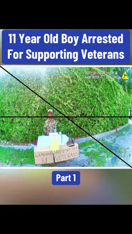 11 Year Old Boy Arrested For Supporting Veterans Part 1 #cops #copsoftiktok #police #policeofficer #bodycam #crime #truecrime #truestory #foryou #fyp
