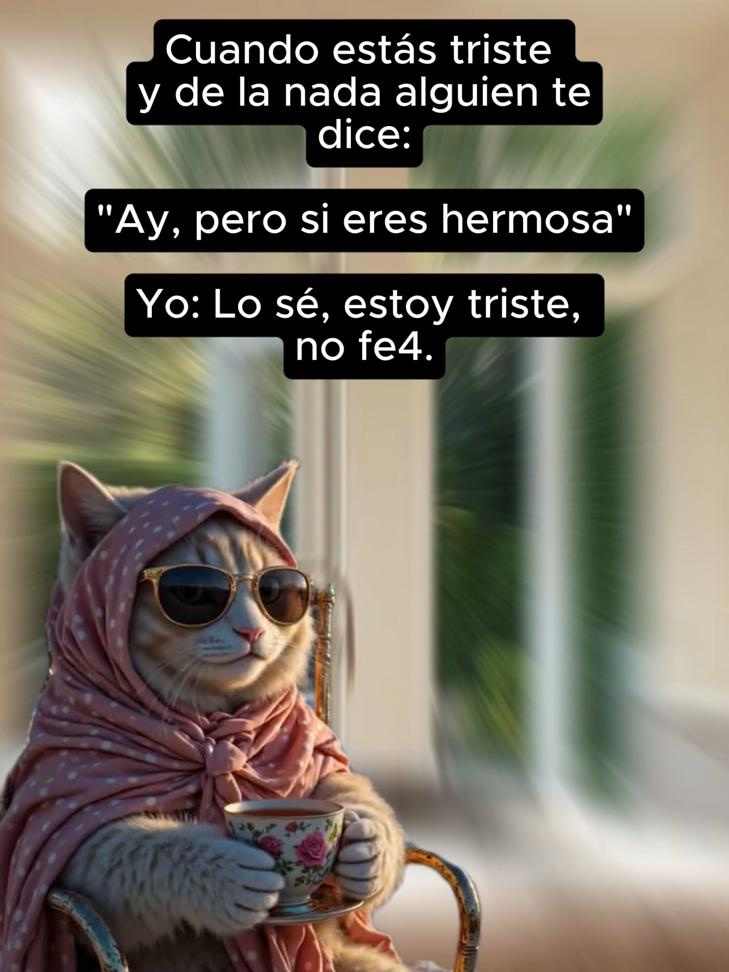 Obvio, soy hermosa, me lo repito cada día.