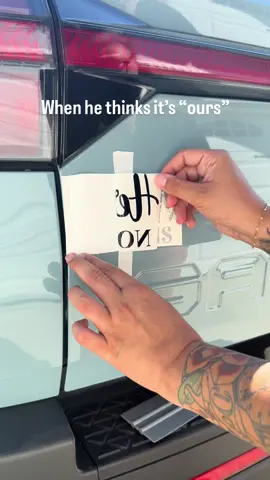 Let’s not get it confused 😉  #cardecals #caraccessories #carstickers #decals #vinylstickers #stickershop 