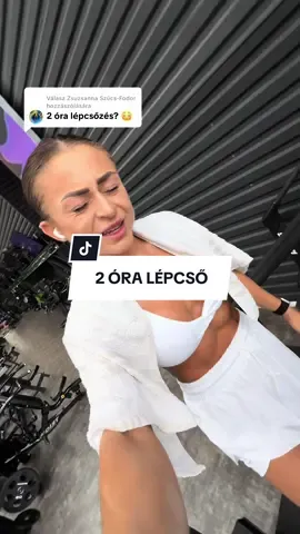 Válasz @Zsuzsanna Szűcs-Fodor részére Csak a szoki😎 #cardio #kardio #versenyfelkeszules #versenydieta #stairs #stairmaster 